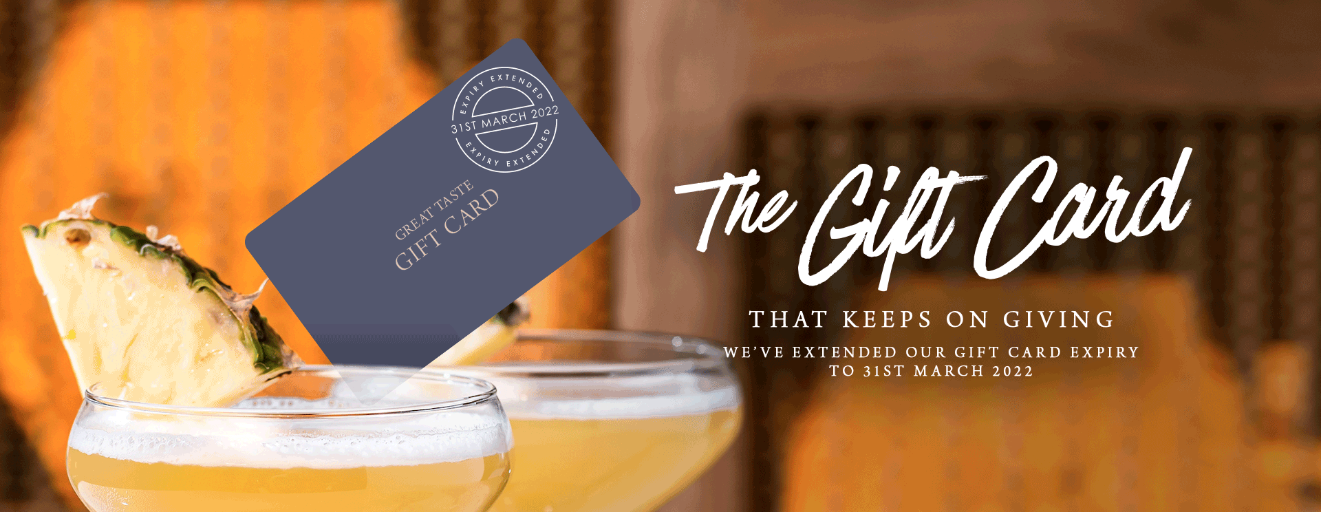 Give the gift of a gift card at The Chilworth Arms