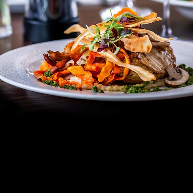 Vegan menu at The Chilworth Arms