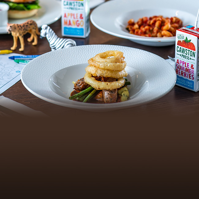 Children's menu at The Chilworth Arms