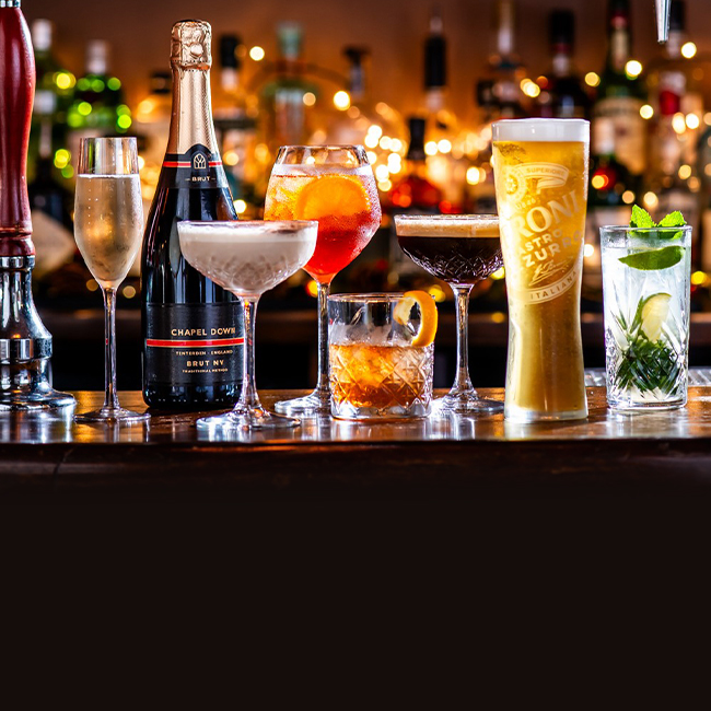 Wine & Drinks menu at The Chilworth Arms