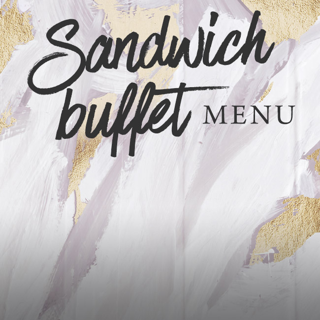 Sandwich buffet menu at The Chilworth Arms