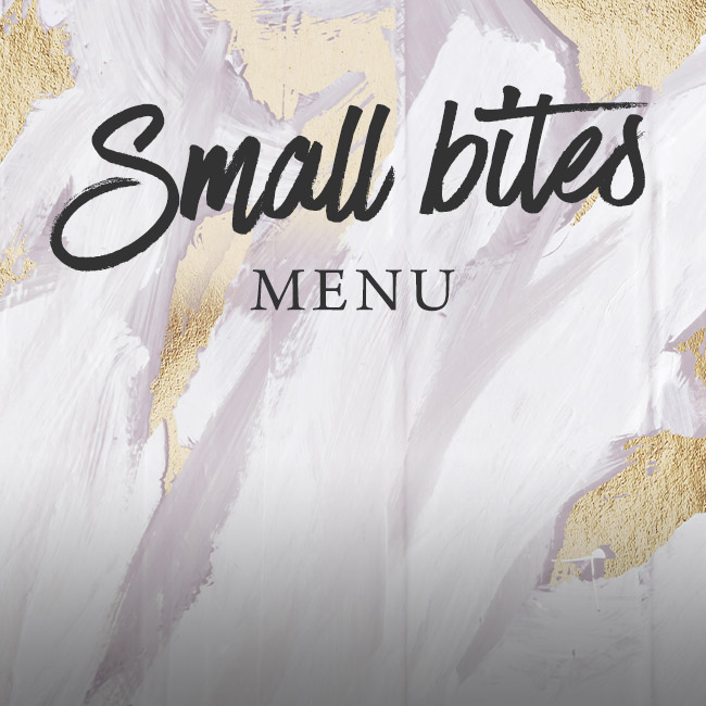 Small Bites menu at The Chilworth Arms 
